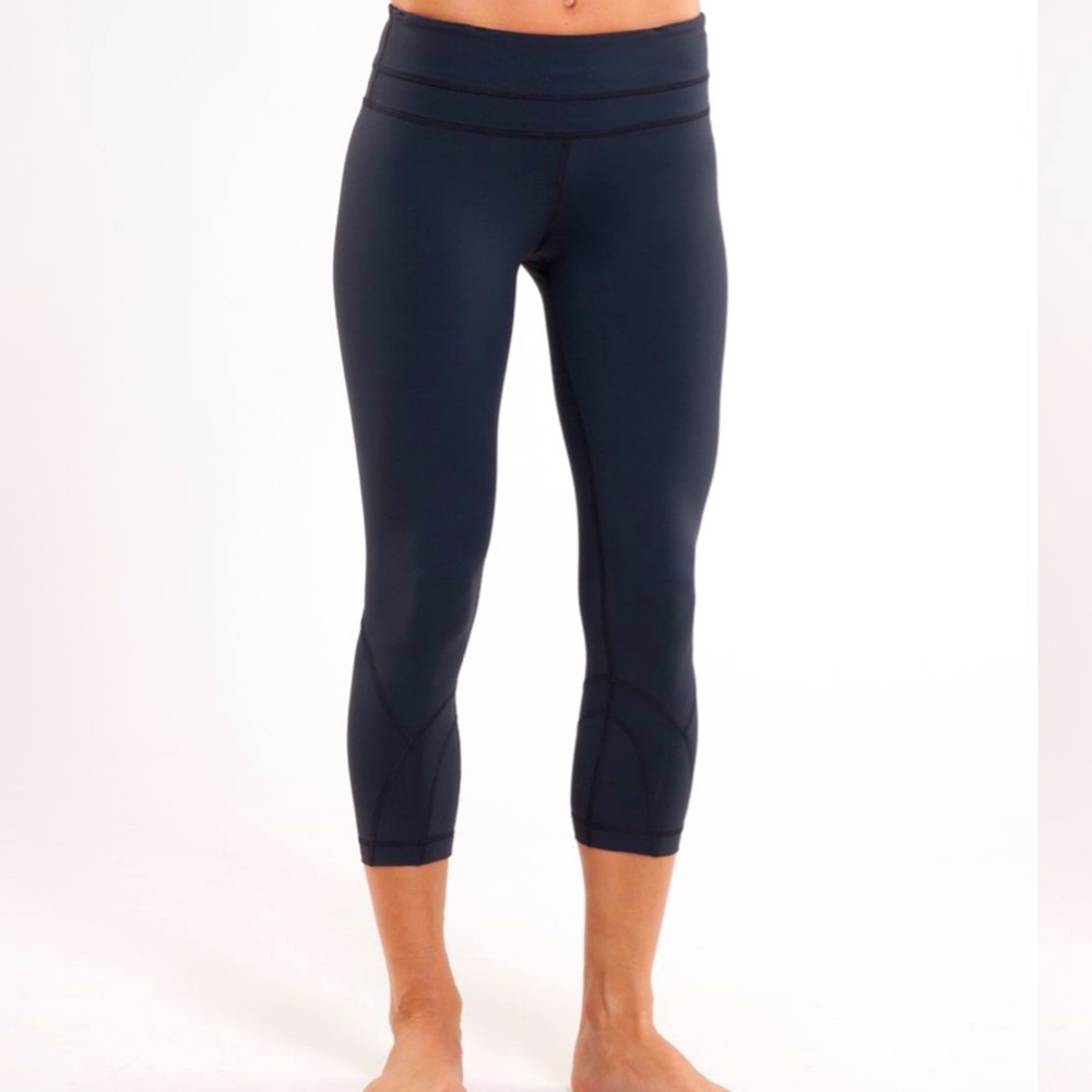 Lululemon Run Inspire Crop Tight Leggings Black
